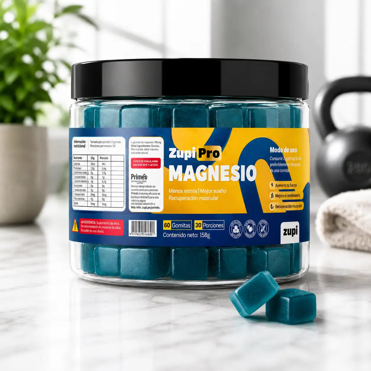 Gomitas de magnesio Zupi