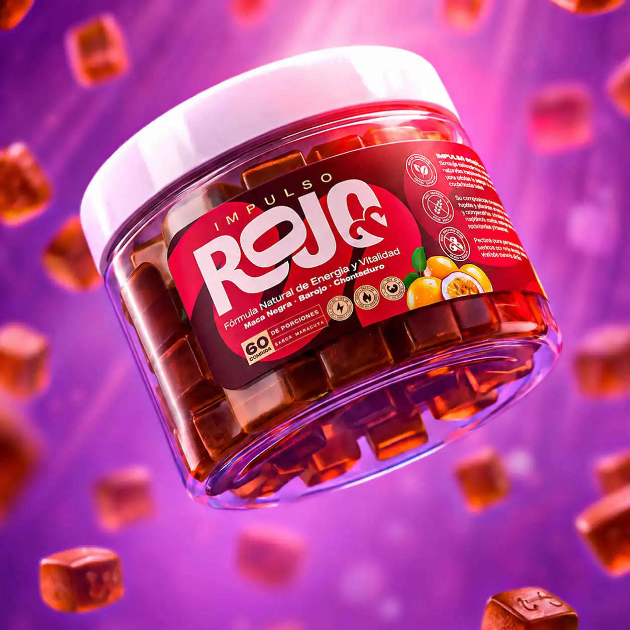 Gomitas de Energía y Vitalidad Masculina Impulso Rojo